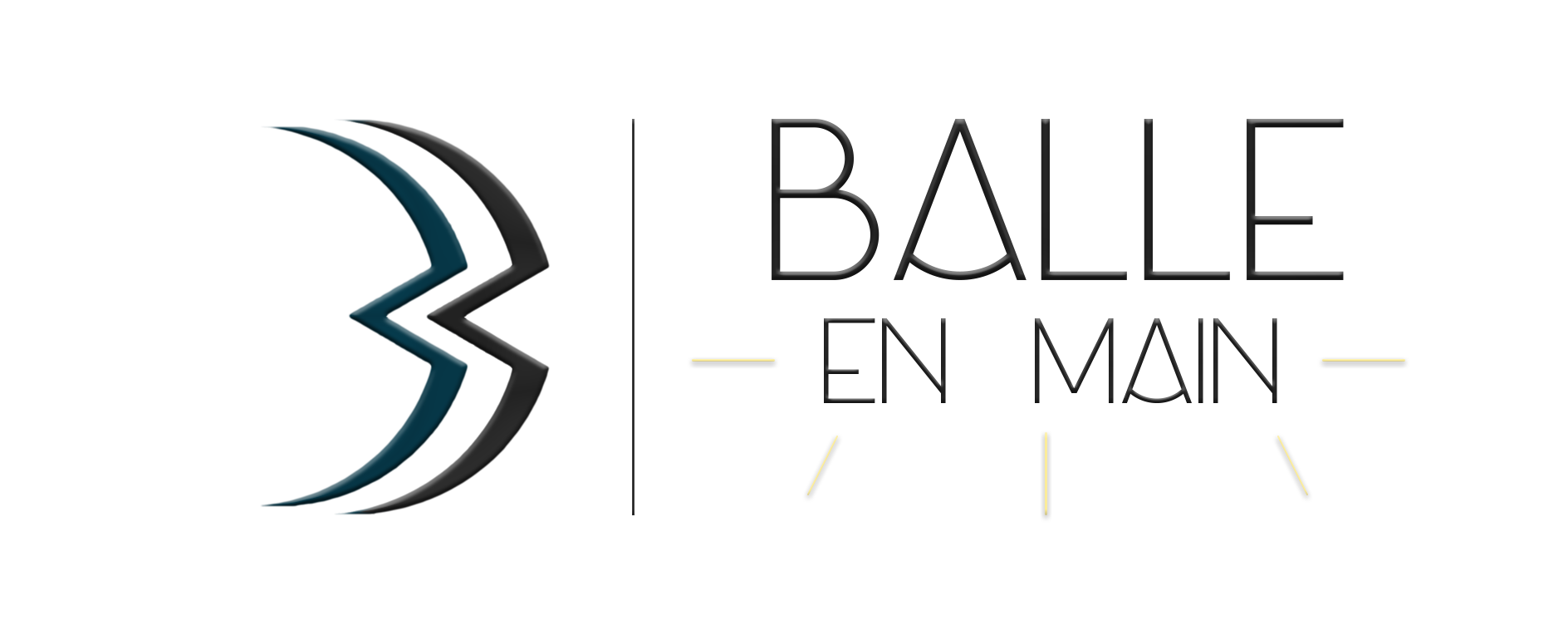 Logo balle en main